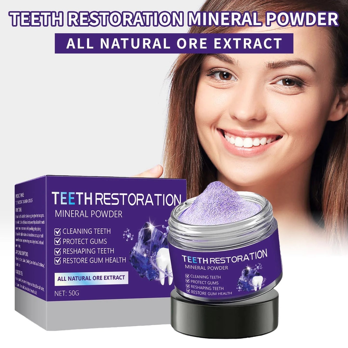 🔥BUY 2 GET 1 FREE🔥 Teeth Restoration Mineral Powder™ (🎁Flash Sale - Don’t Miss Out)