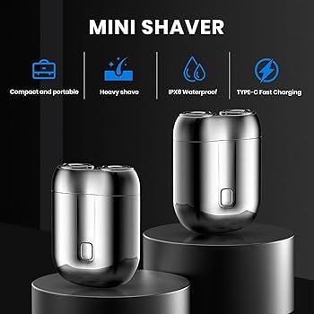 ✨2025 New Upgrade Pocket Shaver USB Mini Shavers - Silver / ⚡Super fast delivery ⚡On Sale & Quick Ship