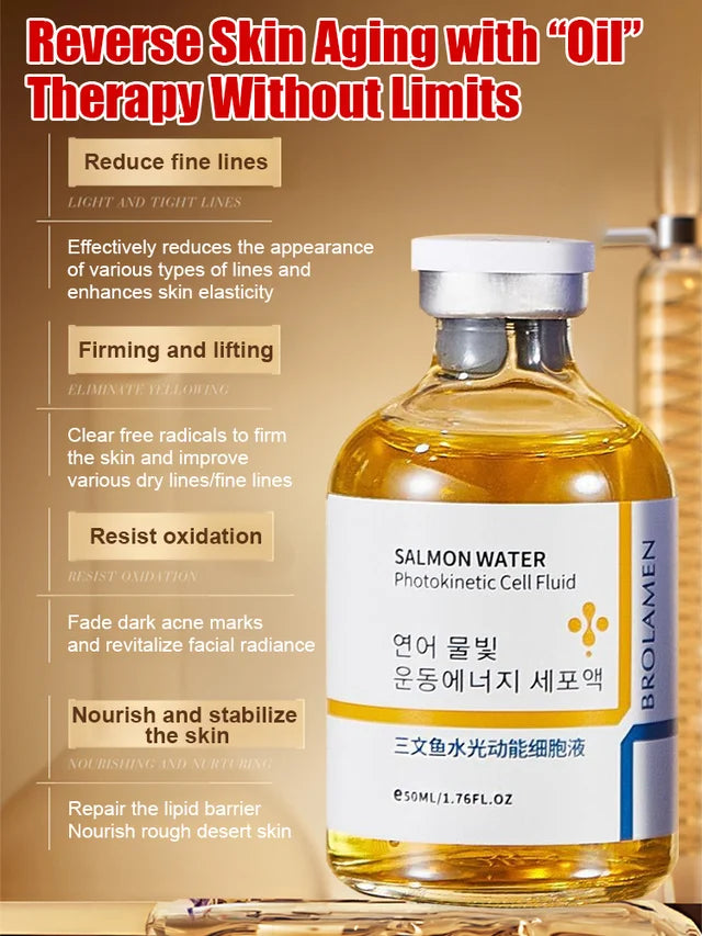 🔥BUY 2 GET 1 FREE🔥 Salmon Water Light Anti-Wrinkle Essence  (🎁Flash Sale - Don’t Miss Out)